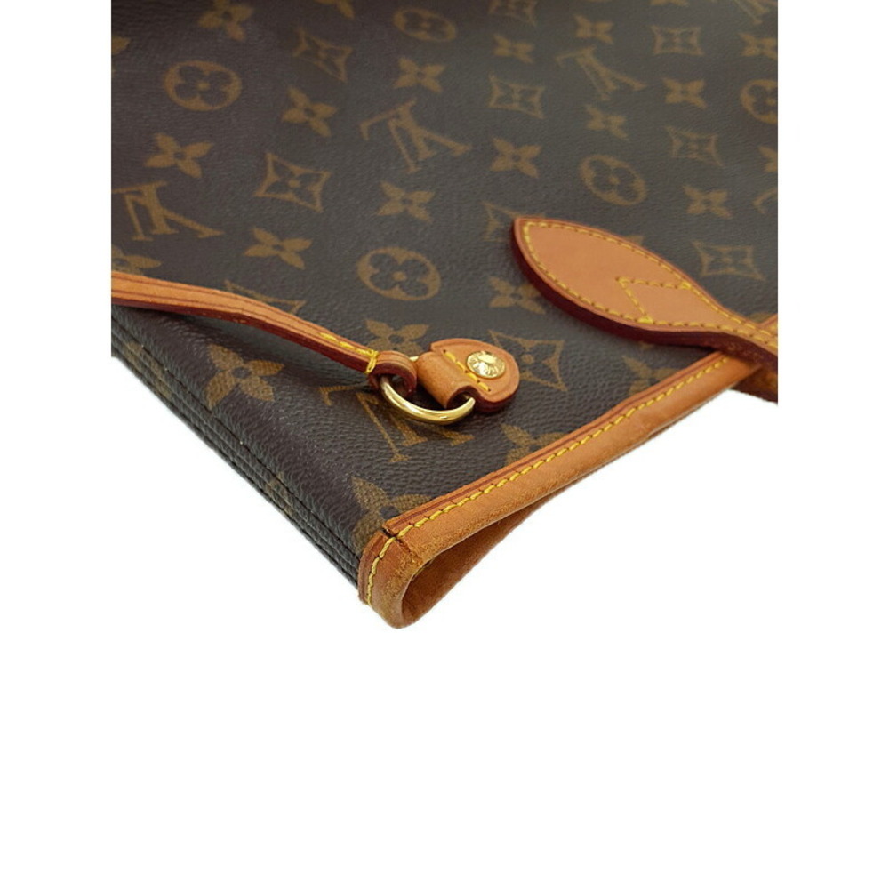Louis Vuitton Monogram Leather Brown Neverfull Tote Bag - Picture 5 of 8